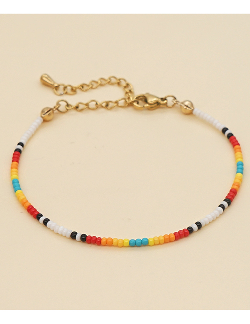 Fashion Color Colored Rice Beads Bead Bracelet
