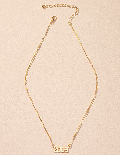 Fashion 2003 Alloy Number Necklace