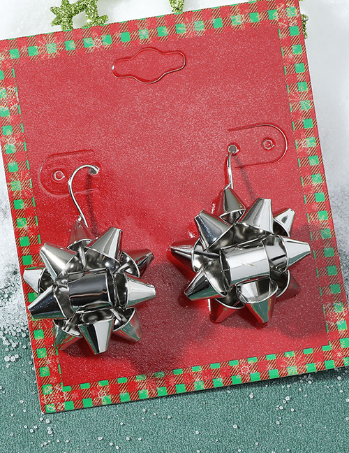 Fashion Geometry-2 Christmas Cartoon Dripping Oil Snowflake Elk Earrings