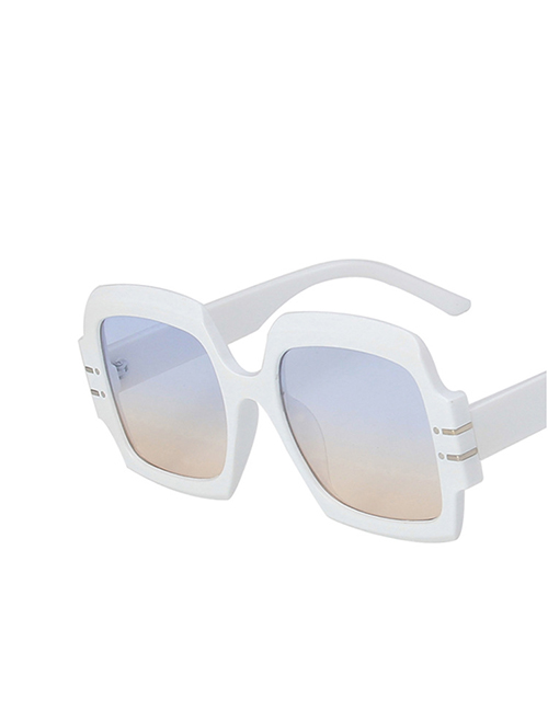 Fashion White Square Box Sunglasses