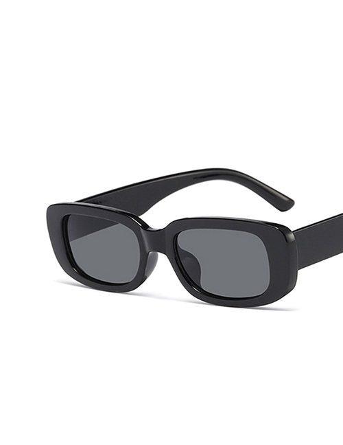 Fashion Bright Black Gray Children's Small Frame Sunglasses