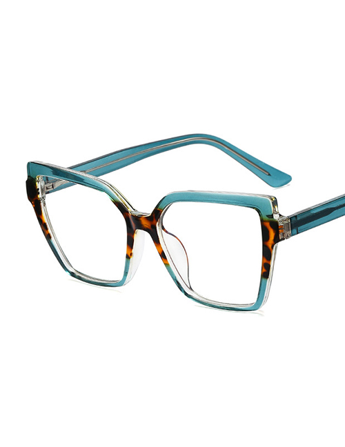 Fashion Green/anti-blue Light Anti-blue Light Spring Feet Two-tone Glasses Frame