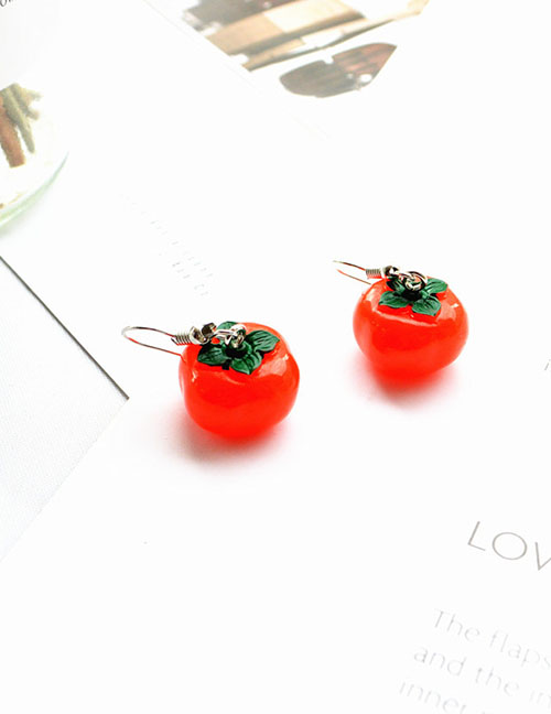Fashion Tomato Simulation Tomato Lemon Sweet Potato Fruit Earrings