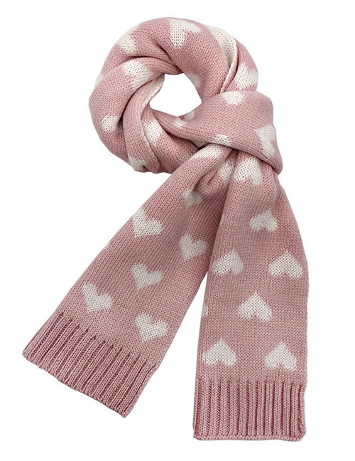 Fashion Plus Size Scarf Love Print Knitted Scarf