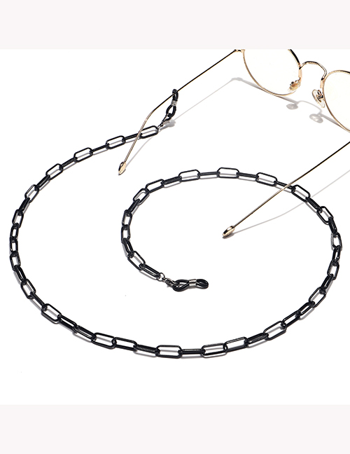 Fashion Black Metal Color-preserving Chain Glasses Chain