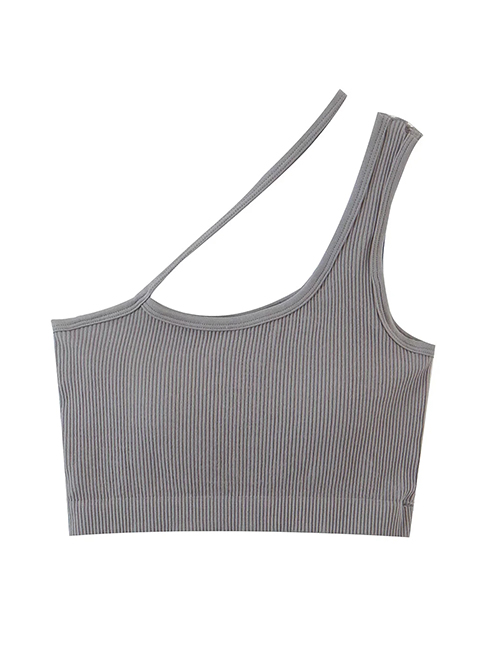 Fashion Grey Threaded Shoulder Sling
