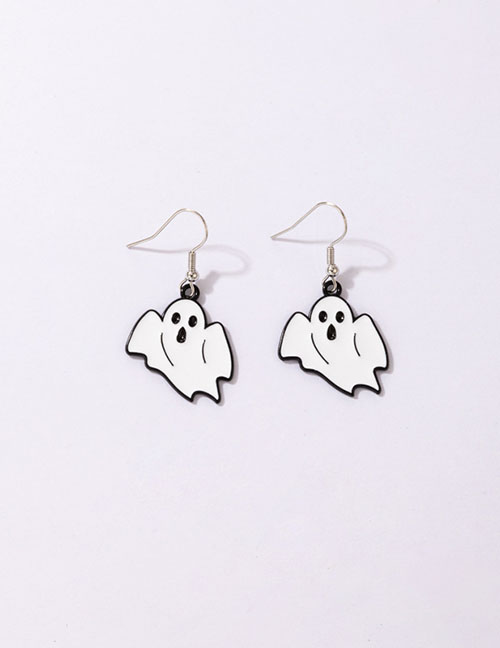 Fashion Silver Color Halloween Ghost Earrings