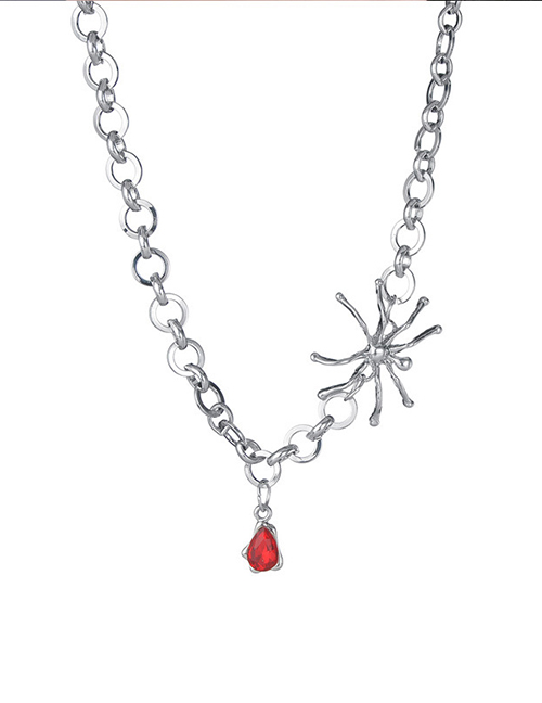 Fashion Spider Necklace Alloy Diamond Spider Necklace