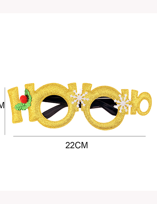 Fashion Hoho Christmas Wreath Christmas Hat Letters Snowman Geometric Glasses