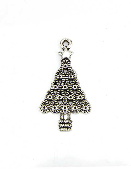 Fashion Pack Of 10 Alloy Christmas Tree Pendant Diy Accessories 10pcs