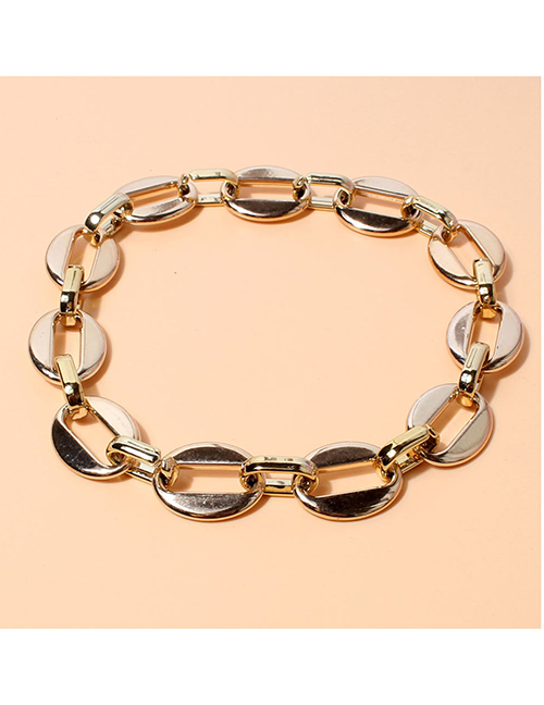 Fashion Gold Geometric Chain Pet Necklace