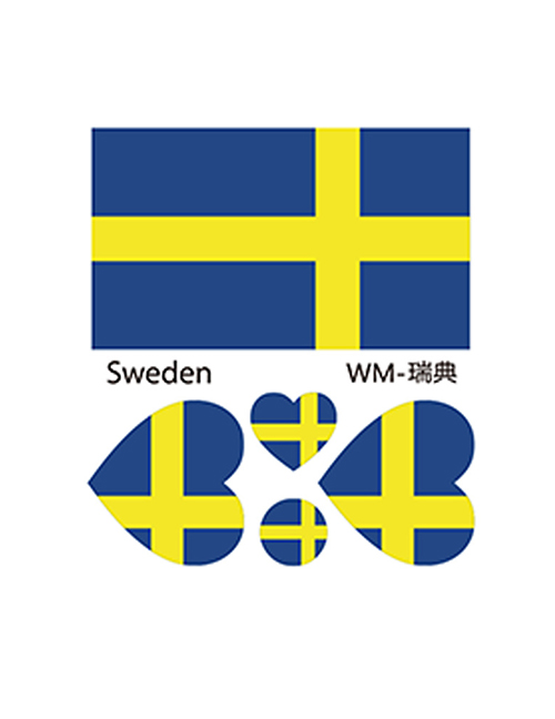 Fashion Sweden Environmental Protection World Flag Face Tattoo Stickers Waterproof