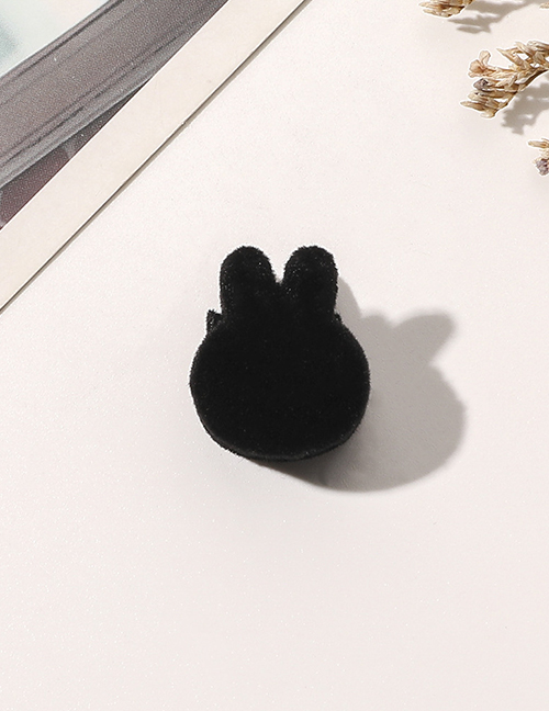 Fashion Rabbit Black Mini Flocking Bunny Ears Catch