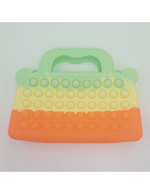 Fashion Ice Cream Color (with Chain) Silicone Color Push Messenger Bag