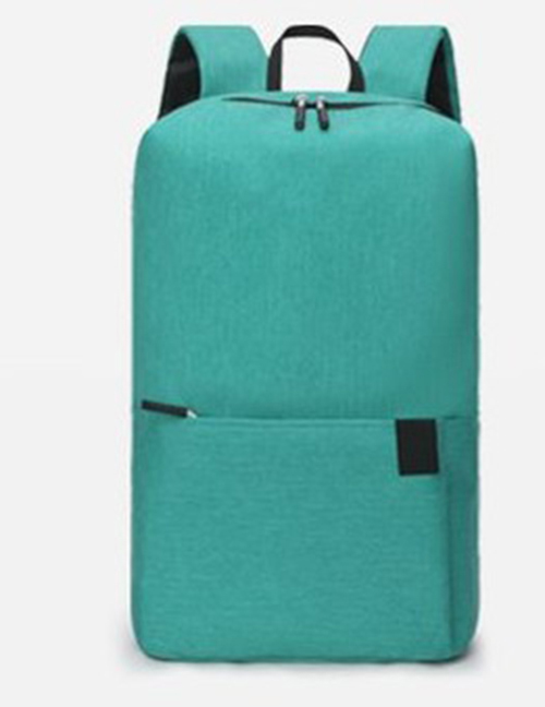 Fashion Green Shoulder Waterproof Zipper Backpack