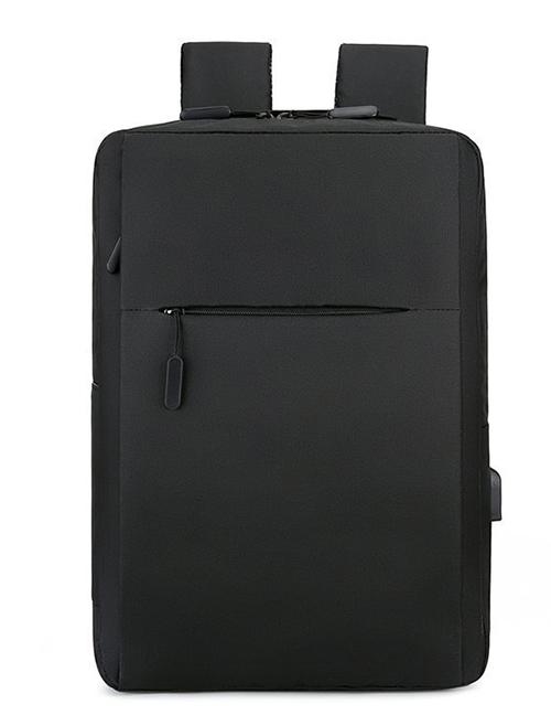 Fashion Black Oxford Bra Chain Shoulder Computer Bag