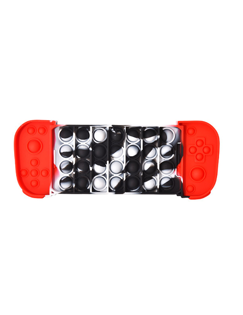 Fashion New Handle Red And Black Silicone Push Gamepad