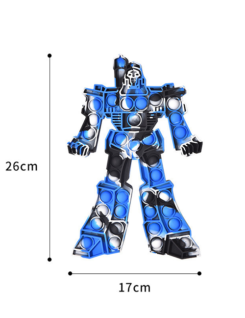 Fashion Blue Silicone Pressing Transformers Pressing Toys