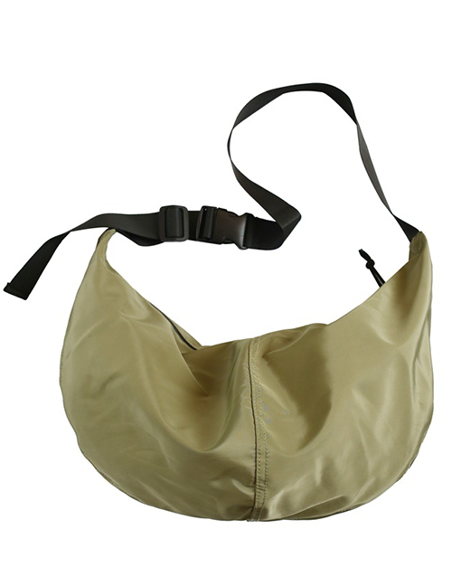 Fashion Green Large Capacity Nylon Waterproof Shoulder Bag