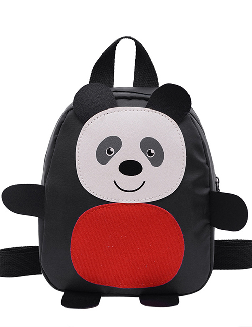 Fashion Black Nylon Cartoon Bear Kids Backpack
