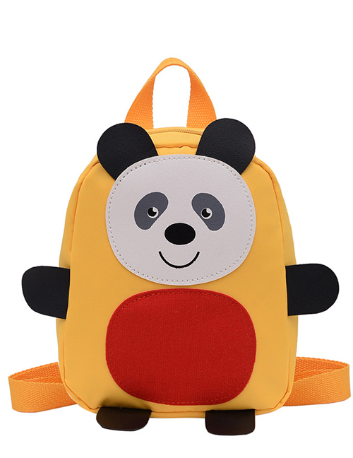 Fashion Yellow Nylon Cartoon Bear Kids Backpack