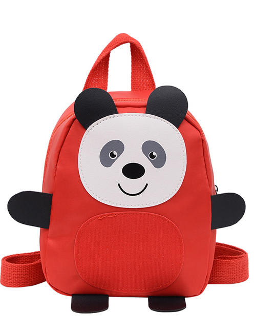 Fashion Red Nylon Cartoon Bear Kids Backpack