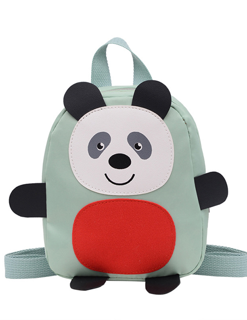 Fashion Green Nylon Cartoon Bear Kids Backpack