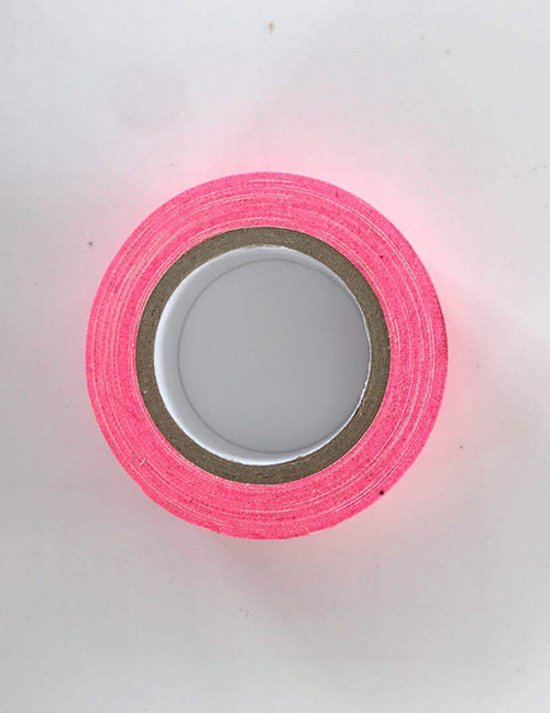 Fashion Fluorescent Tape Pink Pentagram Fluorescent Paper Pull Flag