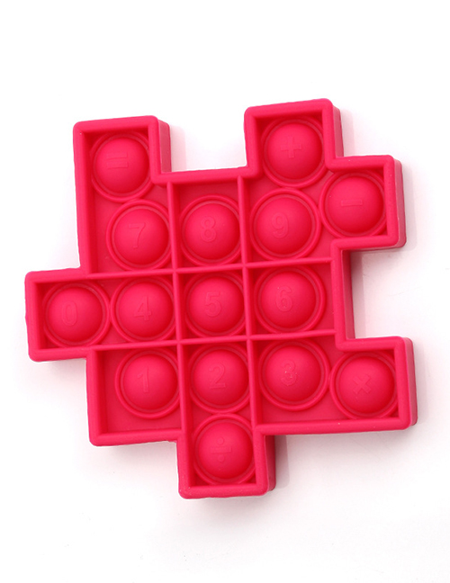 Fashion Single Piece (red) Silicone Rubik's Cube Toy