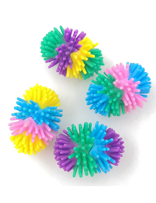 Fashion Single Colorful Hedgehog Ball Tpr Hedgehog Massage Ball Toy