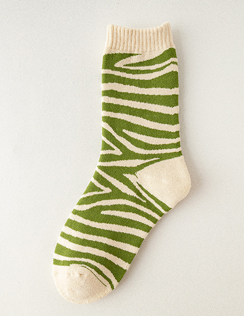 Fashion Zebra Pattern Zebra Pattern Cotton Socks