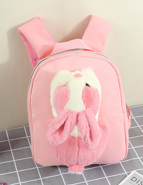 Fashion Pink Cartoon Bunny Children's Backpack