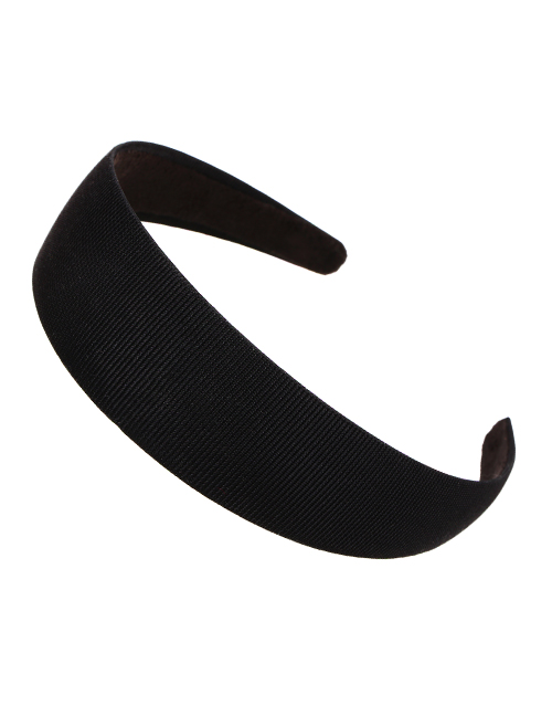 Fashion Black Fabric Wide-brimmed Headband