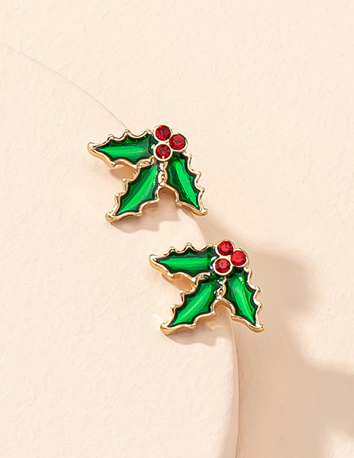 Fashion Leaves Christmas Leaf Earrings