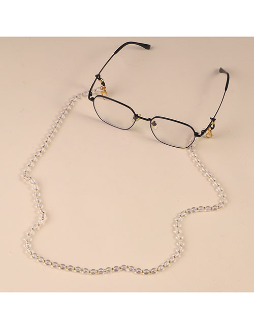 Fashion Transparent Plastic Crystal Beaded Glasses Chain