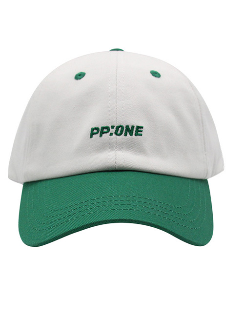 Fashion Green Cotton Embroidered Baseball Cap