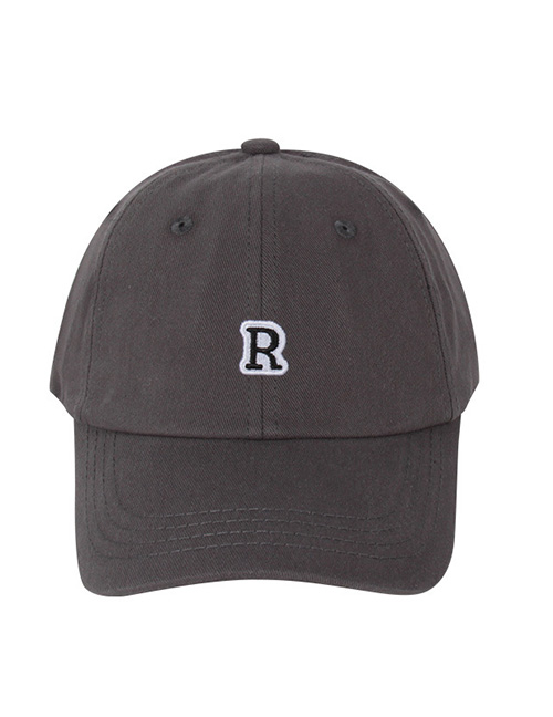 Fashion Grey Cotton Letter Embroidered Baseball Cap