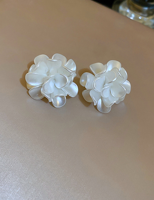 Fashion Flowers Acrylic Flower Earrings