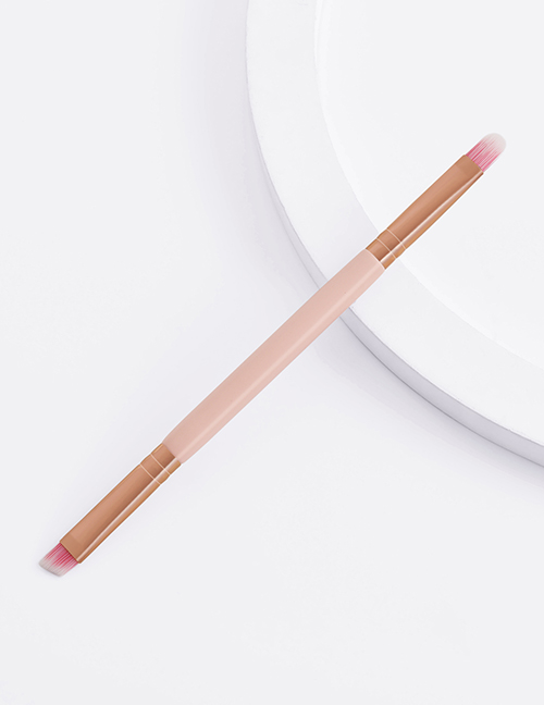 Fashion Pink Single Double-ended Pink Eyebrow Brush Concealer Brush Make-up Brush