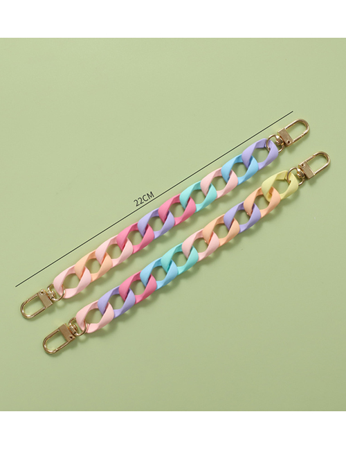 Fashion Single Color Chain Removable Buckle With Pvc Color Chain
