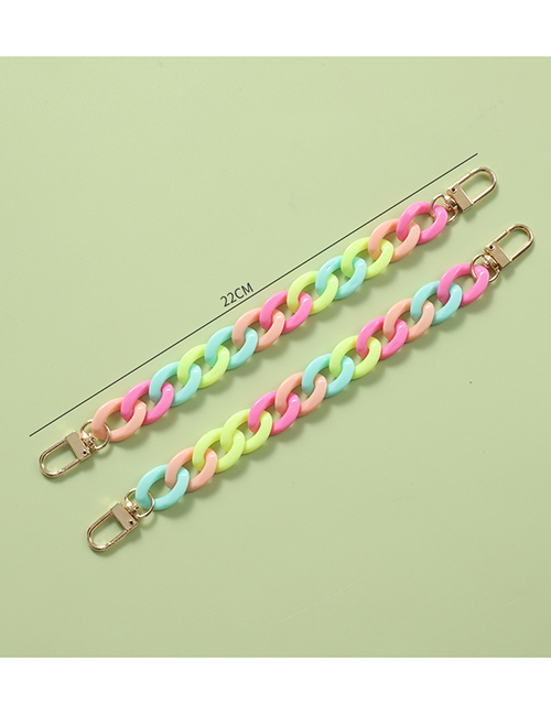 Fashion Single Upgraded Color Chain Removable Buckle With Pvc Color Chain