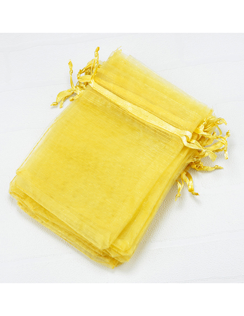 Fashion Gold (100 Batches For A Single Color) Organza Zipper Bag