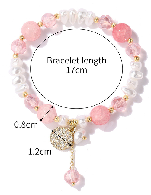Fashion 8# Geometric Crystal Beaded Bracelet