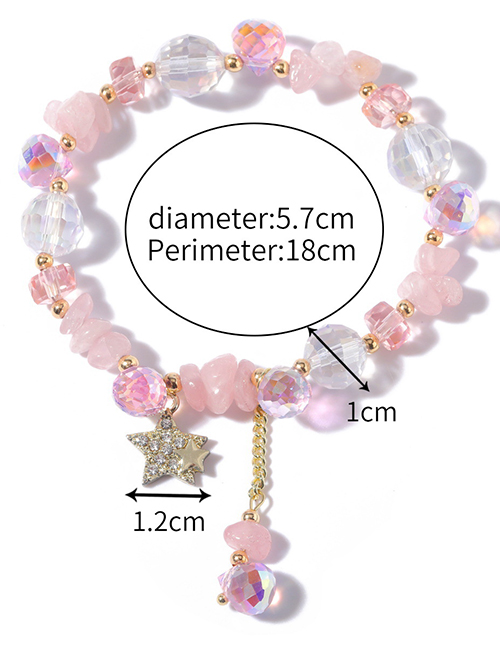 Fashion 9# Geometric Crystal Beaded Bracelet