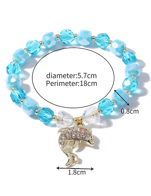 Fashion 10# Geometric Crystal Beaded Bracelet