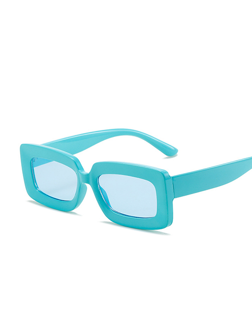 Fashion Blue Frame Blue Film Pc Frame Sunglasses