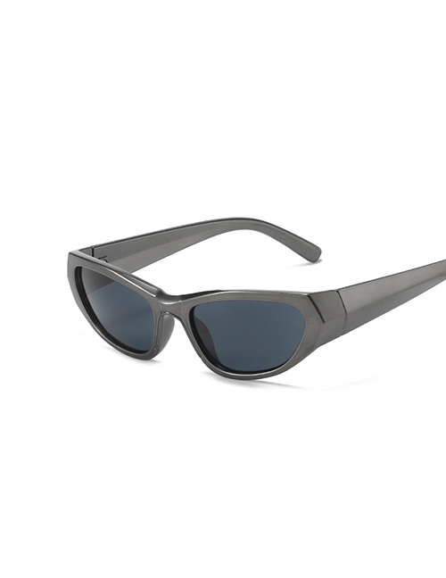 Fashion Gun Frame Grey Pc Cat Eye Wide Leg Sunglasses