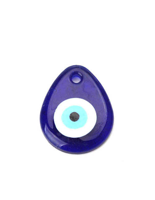 Fashion 30*35mm Geometric Glass Eye Drop Shape Diy Ornament Accessories