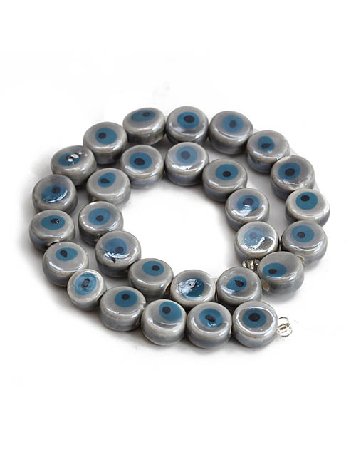 Fashion 8# Ceramic Eye Loose Beads Accessories (20 A Pack)