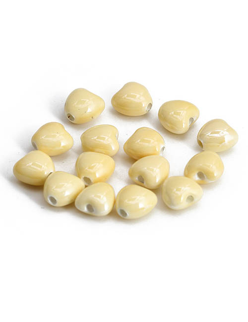 Fashion 8# Ceramic Love Loose Beads Accessories (30pcs/pack)